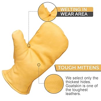 KBar7 Chopper Mittens UNLINED Water Resistant Breathable